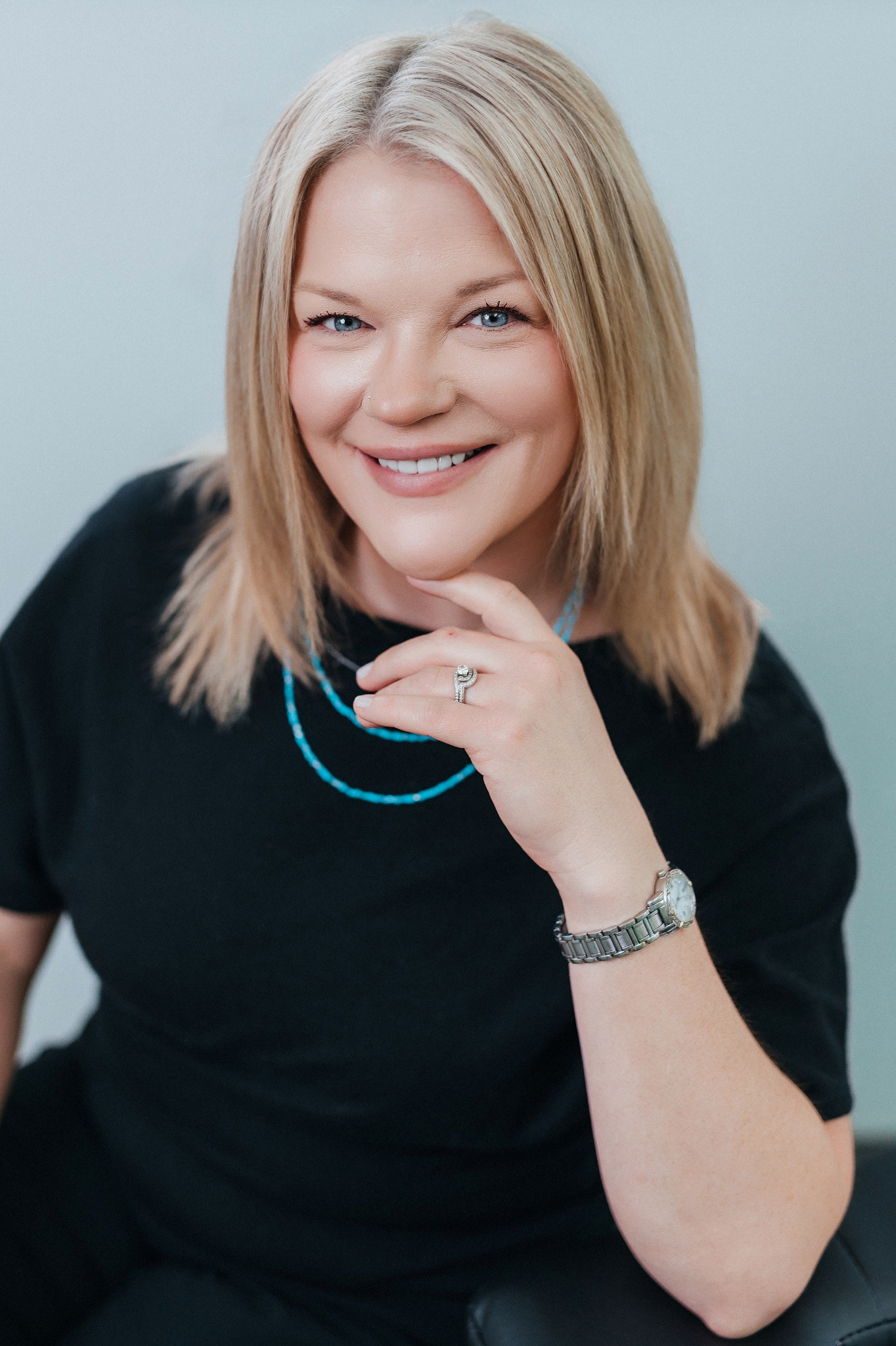 Professional lifestyle headshot for a chiropractor
